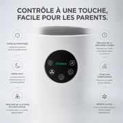 Purificateur d'air avec humidificateur - dimensions 21x21x35cm
