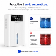 Déshumidificateur compact - disponible en blanc et noir