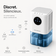 Dehumidifier 1,7L - réservoir avec arrêt automatique