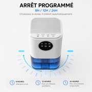 Dehumidifier 1,7L portable - format compact et léger